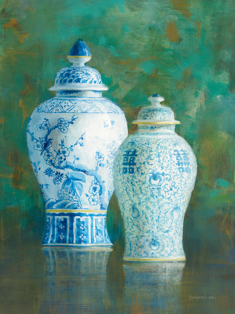 Reproduction of Ginger Jar Still Life II by Danhui Nai - Wall Decor Art