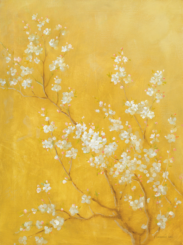 Reproduction of White Cherry Blossoms II by Danhui Nai - Wall Decor Art