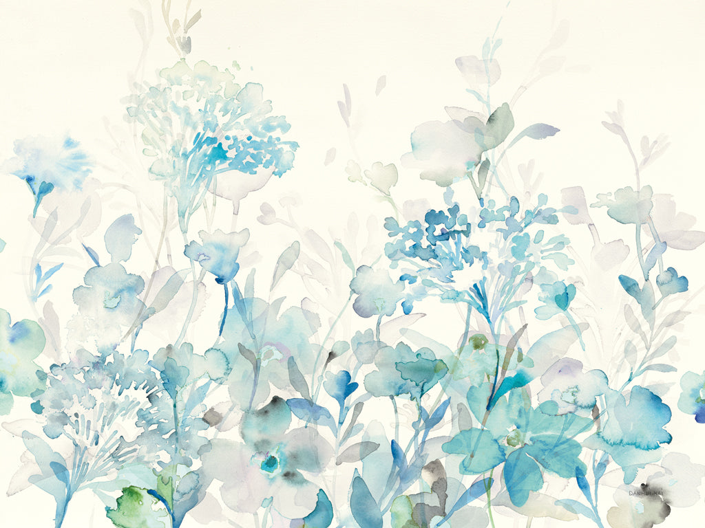 Reproduction of Translucent Garden Blue by Danhui Nai - Wall Decor Art