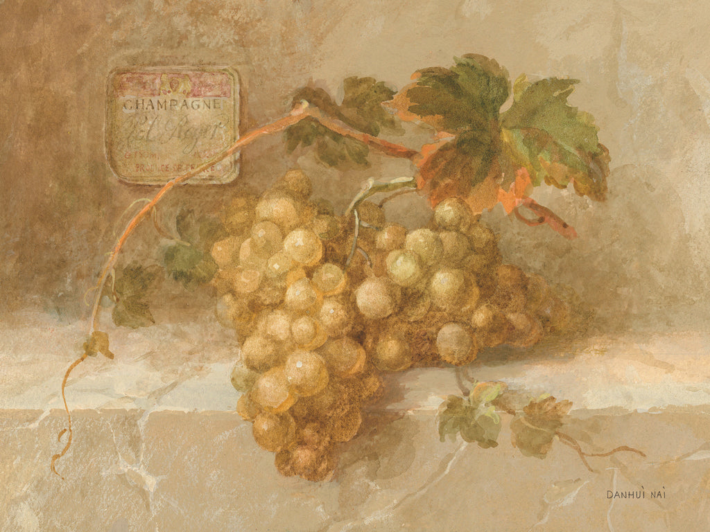 Reproduction of Champagne Grapes by Danhui Nai - Wall Decor Art