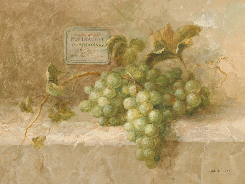 Reproduction of Chardonnay Grapes by Danhui Nai - Wall Decor Art