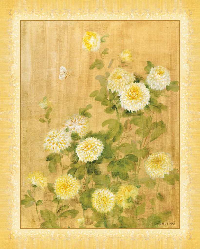 Reproduction of Chinese Chrysanthemums I by Danhui Nai - Wall Decor Art