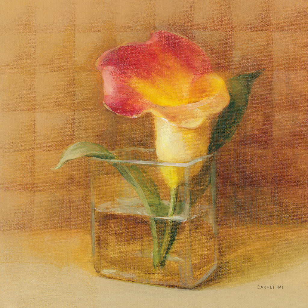 Reproduction of Calla Lily in Glass by Danhui Nai - Wall Decor Art