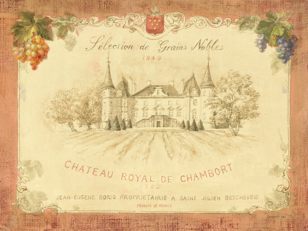 Reproduction of Chateau Royal de Chambort by Danhui Nai - Wall Decor Art