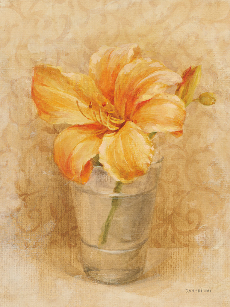 Reproduction of Lily Blossom in Glass by Danhui Nai - Wall Decor Art