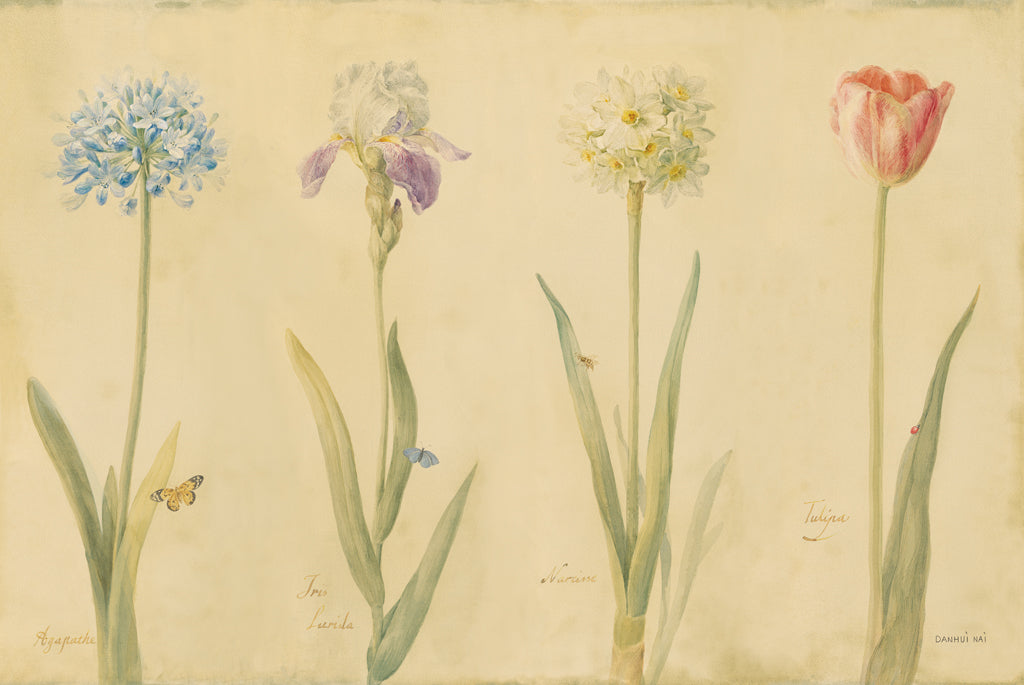 Reproduction of Spring Botanicals by Danhui Nai - Wall Decor Art