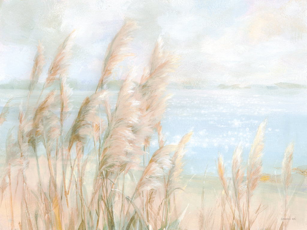 Reproduction of Seaside Pampas Grass Light by Danhui Nai - Wall Decor Art