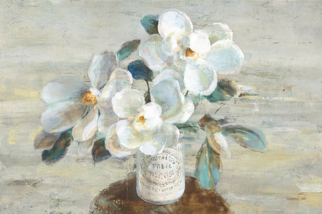 Reproduction of Sophies Magnolia Neutral by Danhui Nai - Wall Decor Art