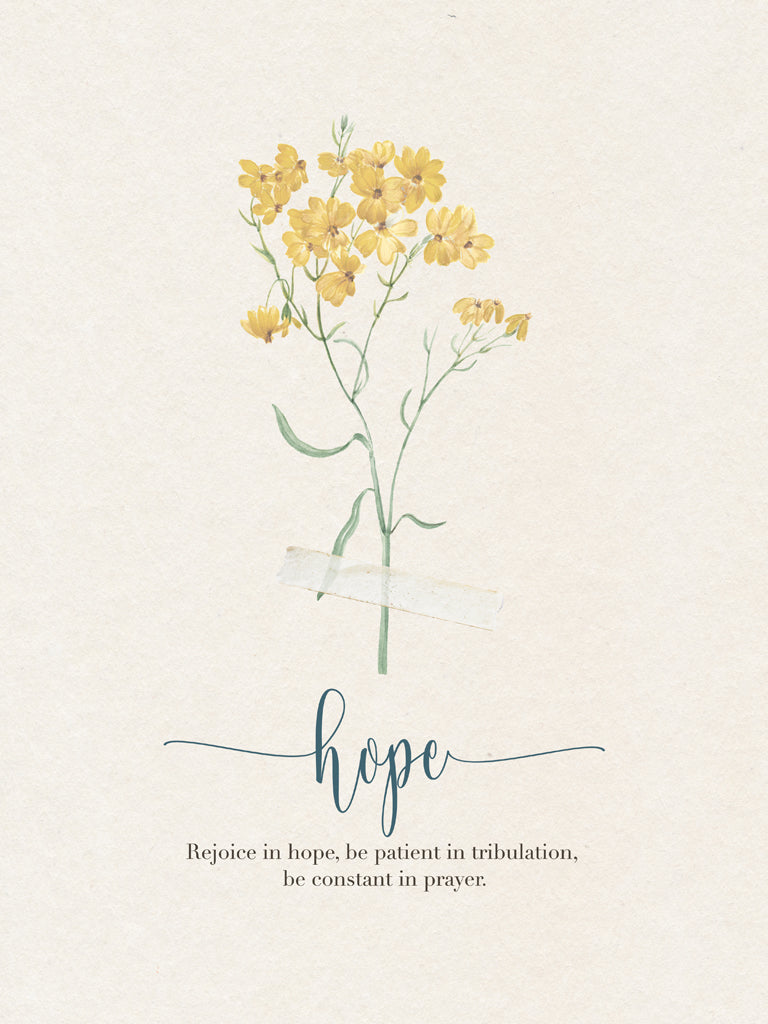 Reproduction of Affirmations III Hope by Wild Apple Portfolio - Wall Decor Art