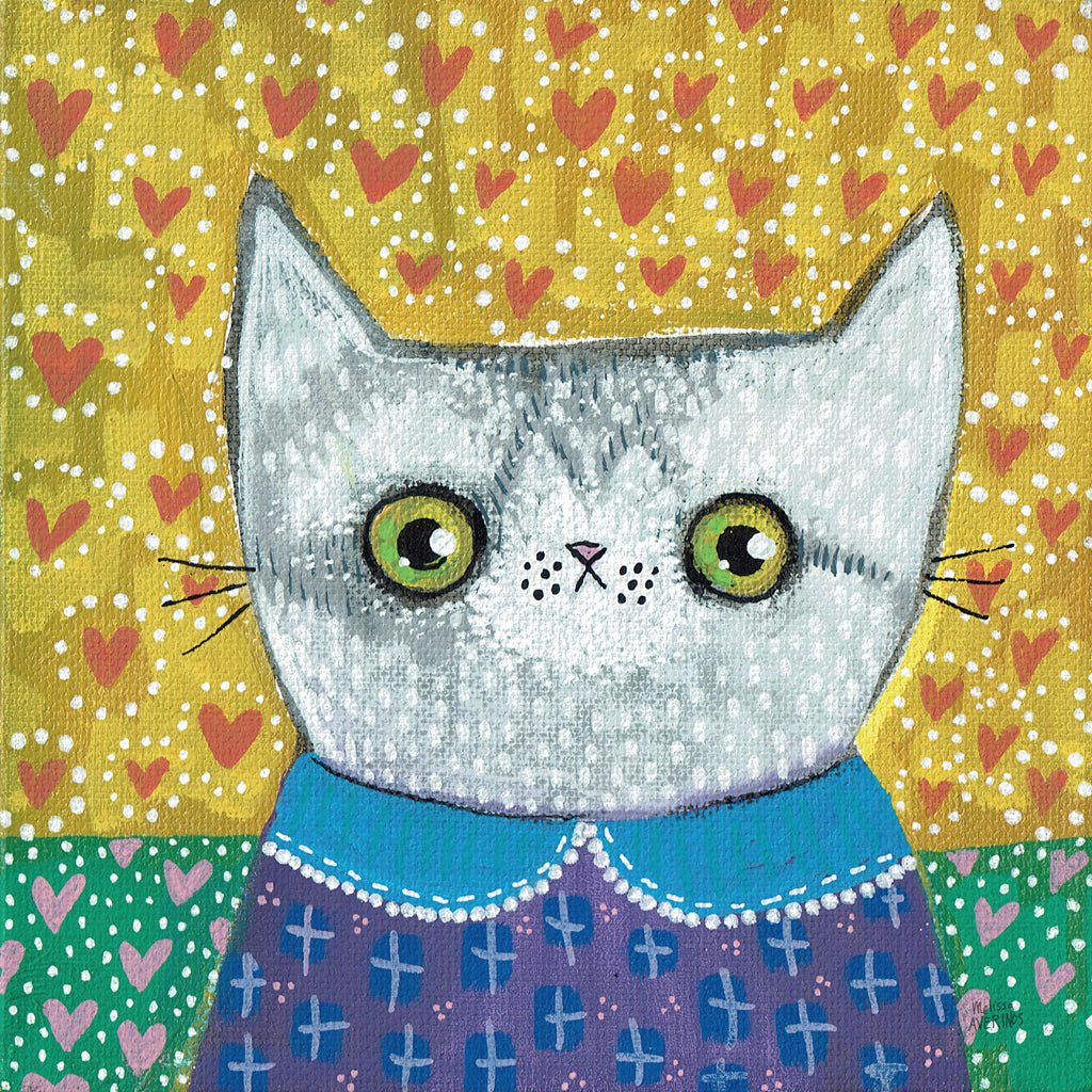 Reproduction of Kooky Cat II by Melissa Averinos - Wall Decor Art