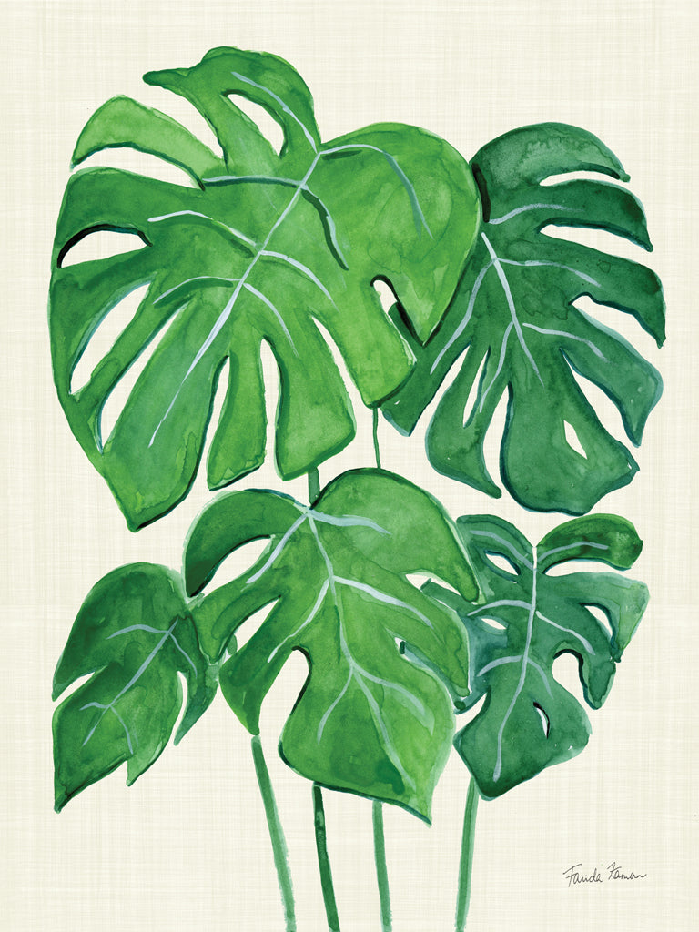 Reproduction of Tropical Leaves I by Farida Zaman - Wall Decor Art