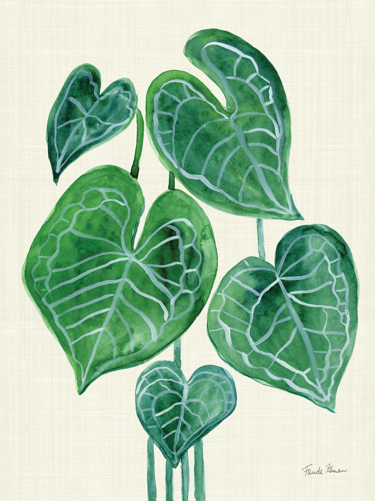 Reproduction of Tropical Leaves II by Farida Zaman - Wall Decor Art