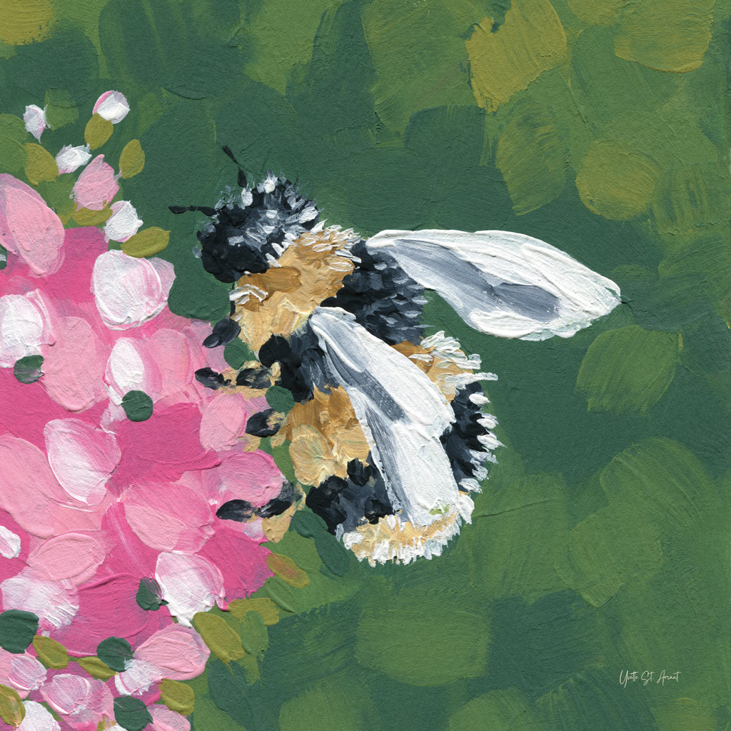 Reproduction of Busy Bee by Yvette St. Amant - Wall Decor Art