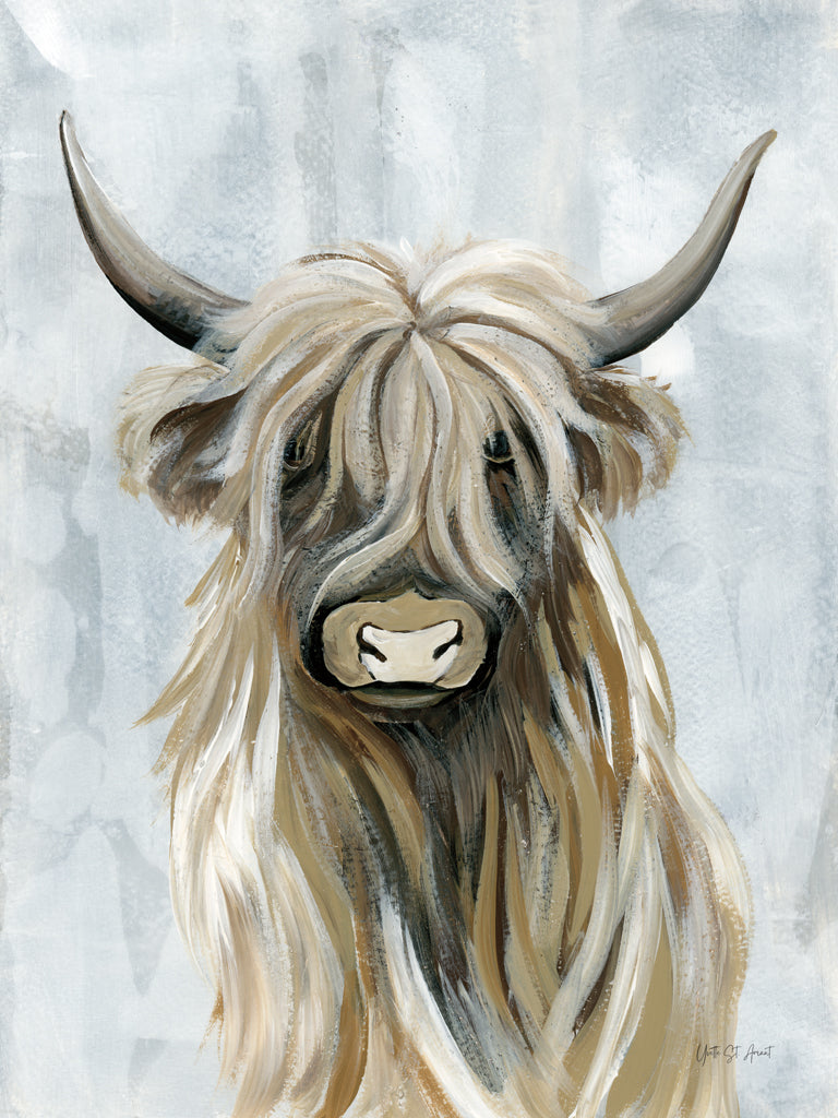 Reproduction of Beautiful Bovine by Yvette St. Amant - Wall Decor Art