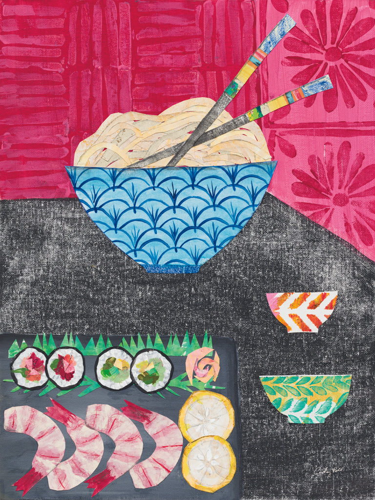 Reproduction of Tablescape Sushi by Courtney Prahl - Wall Decor Art