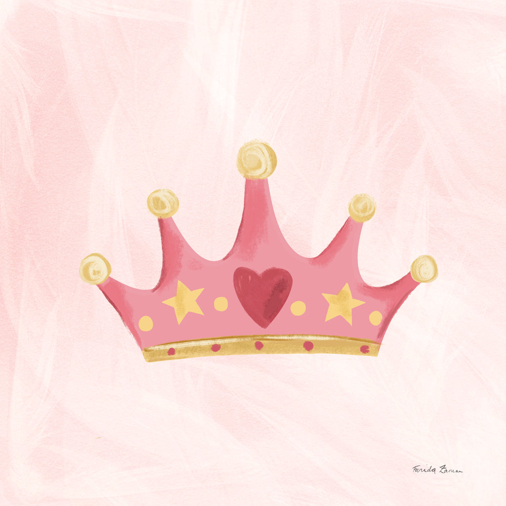 Reproduction of Pretty Princess Crown by Farida Zaman - Wall Decor Art