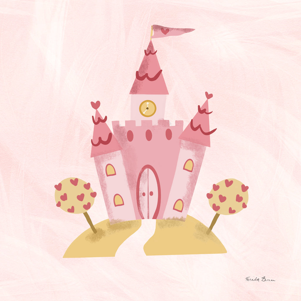 Reproduction of Pretty Princess Castle by Farida Zaman - Wall Decor Art