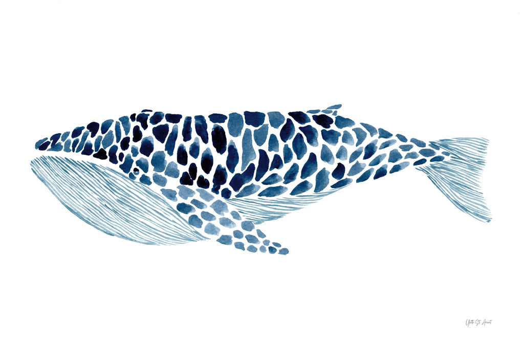 Reproduction of Humpback Whale by Yvette St. Amant - Wall Decor Art