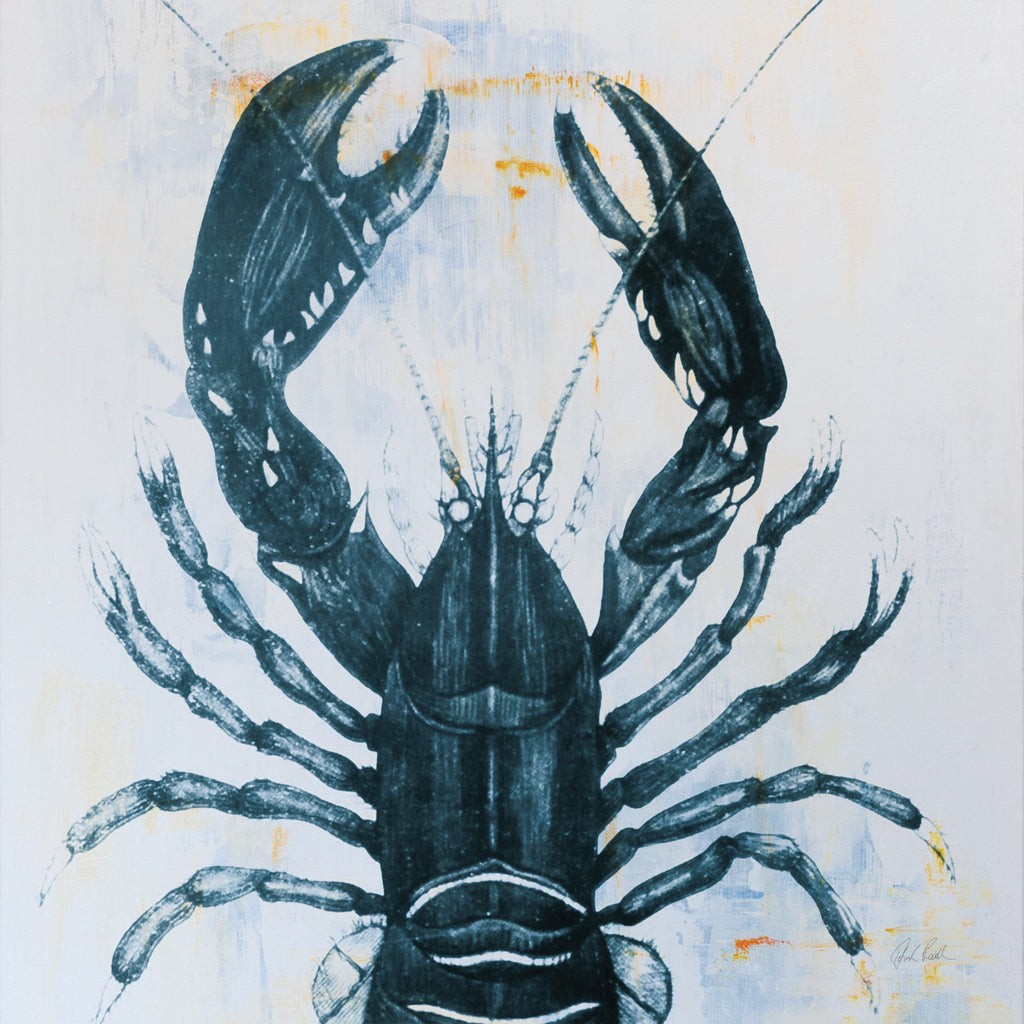 Reproduction of Blue Lobster by Deborah Revell - Wall Decor Art