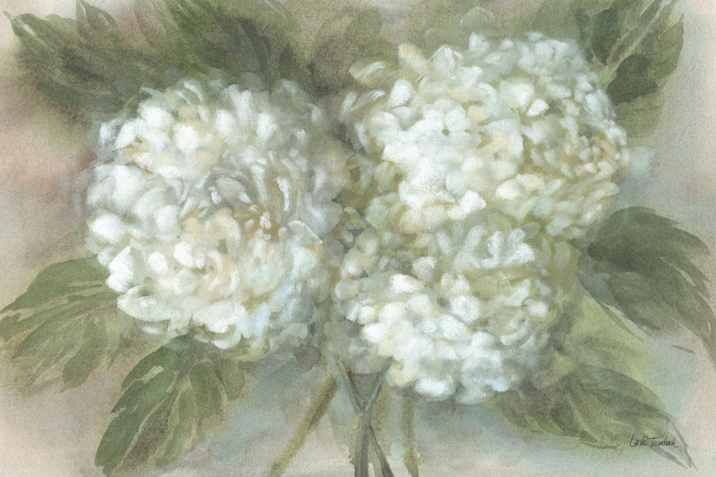 Reproduction of Hydrangea Bouquet by Leslie Trimbach - Wall Decor Art