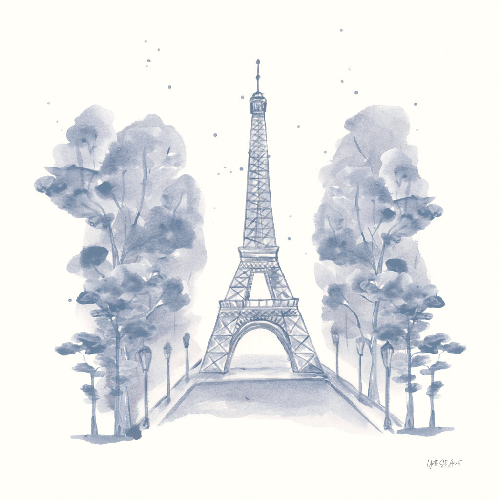 Reproduction of Eiffel Tower by Yvette St. Amant - Wall Decor Art