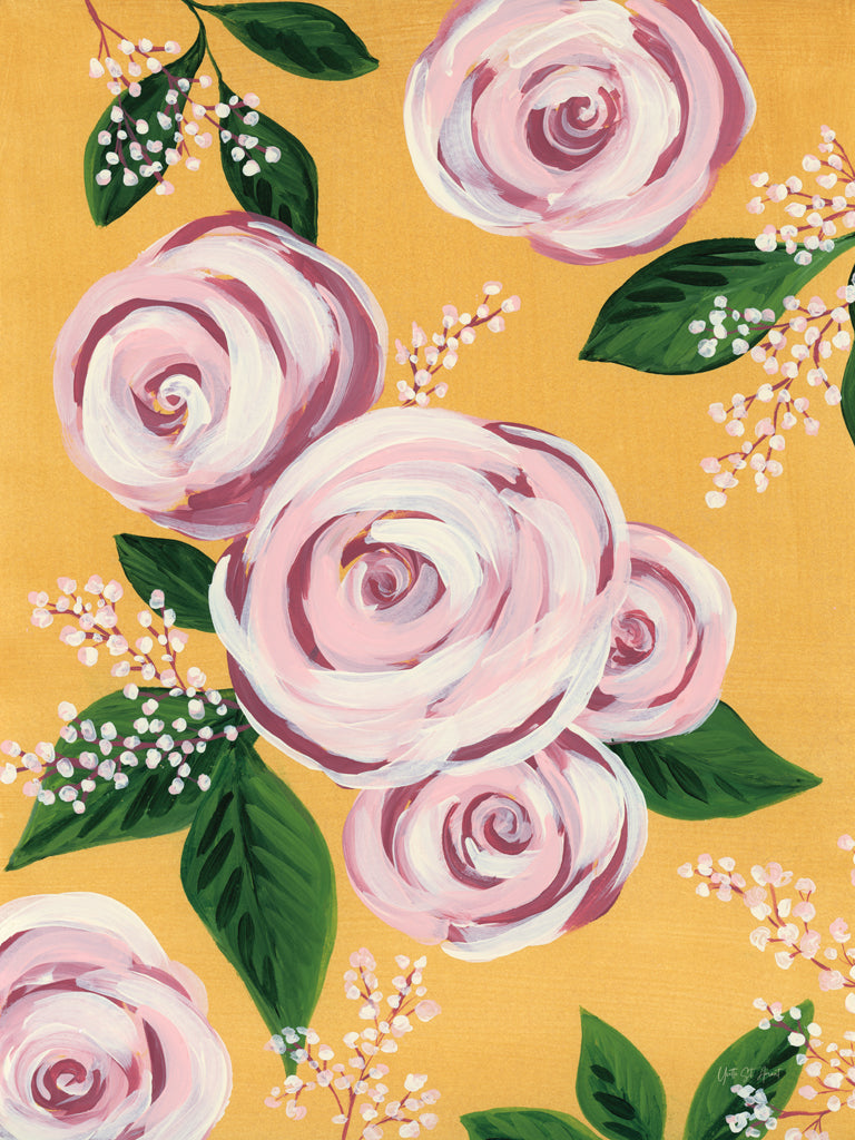 Reproduction of Garden Roses II by Yvette St. Amant - Wall Decor Art