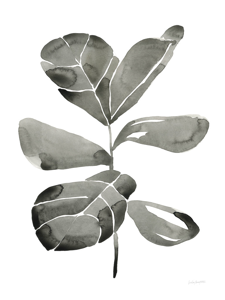 Reproduction of Fiddle Leaf III by Haley Knighten - Wall Decor Art