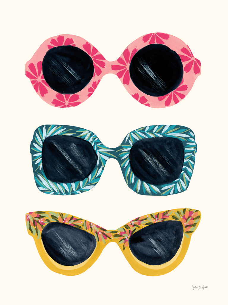 Reproduction of My Tropical Sunglasses by Yvette St. Amant - Wall Decor Art