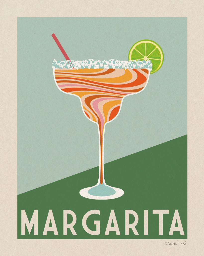 Reproduction of Cocktail Poster II by Danhui Nai - Wall Decor Art