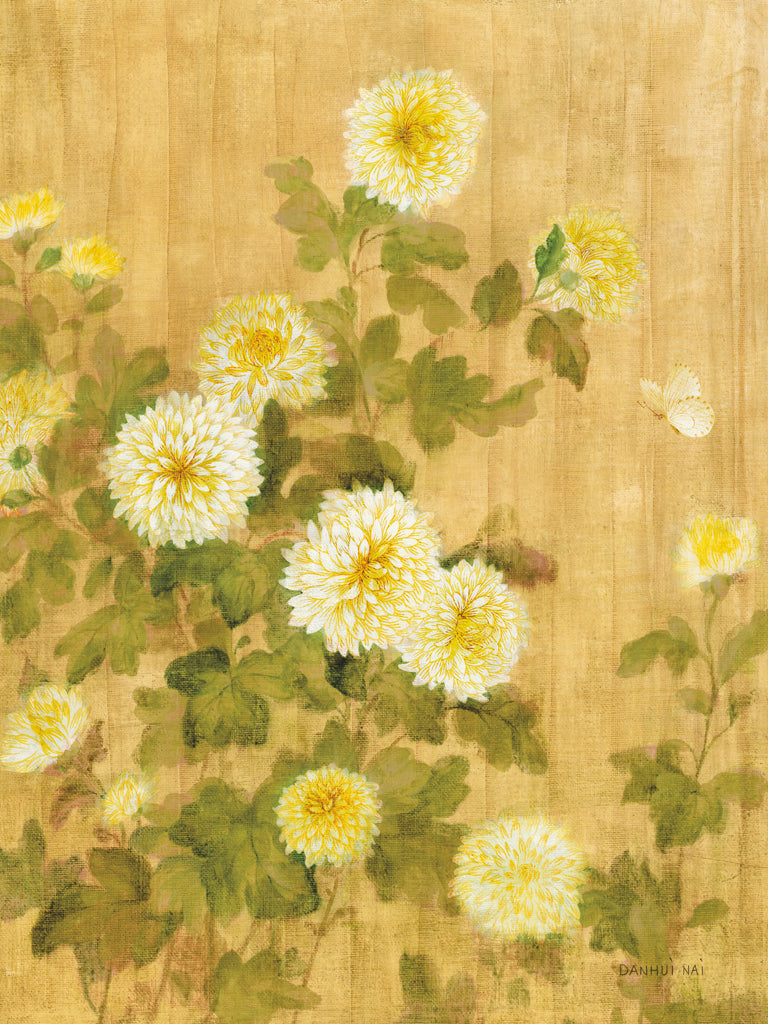 Reproduction of Chrysanthemums II by Danhui Nai - Wall Decor Art