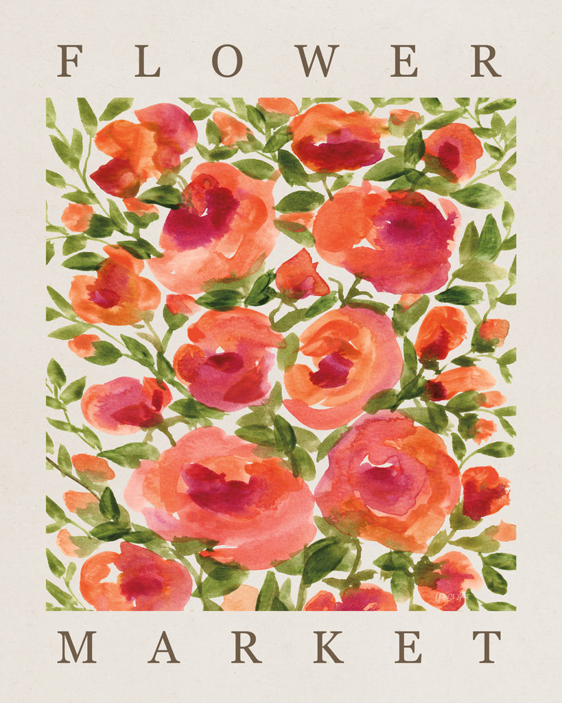 Reproduction of Coral Blooms Poster by Yvette St. Amant - Wall Decor Art