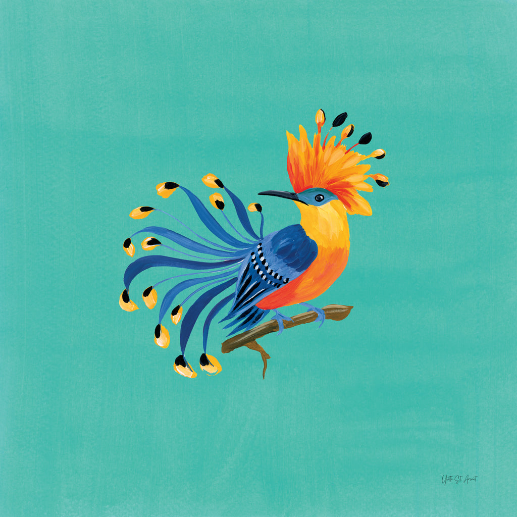 Reproduction of Birds of Paradise IV by Yvette St. Amant - Wall Decor Art