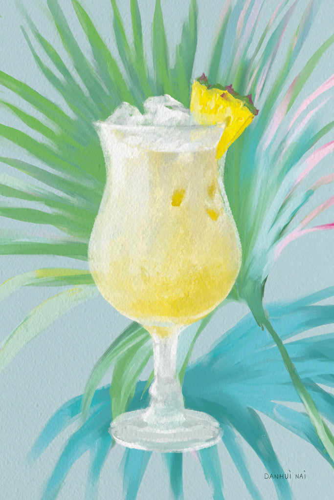 Reproduction of Tropical Cocktails I by Danhui Nai - Wall Decor Art