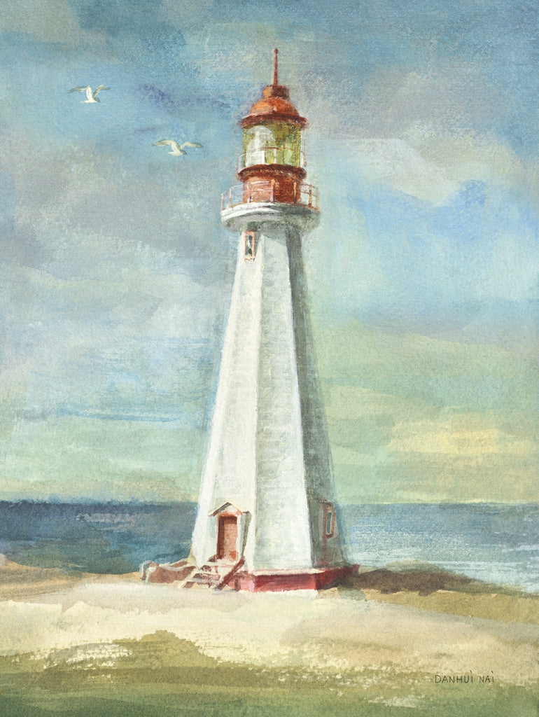 Reproduction of Lighthouse III by Danhui Nai - Wall Decor Art