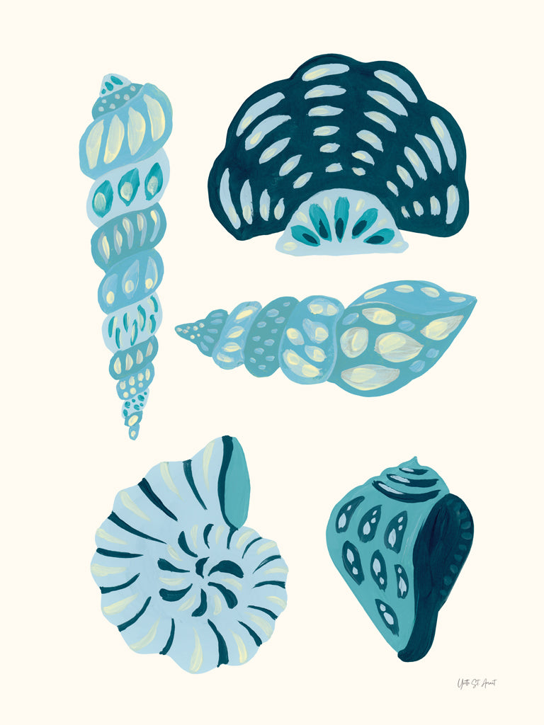 Reproduction of My Tropical Shell Collection II v2 by Yvette St. Amant - Wall Decor Art