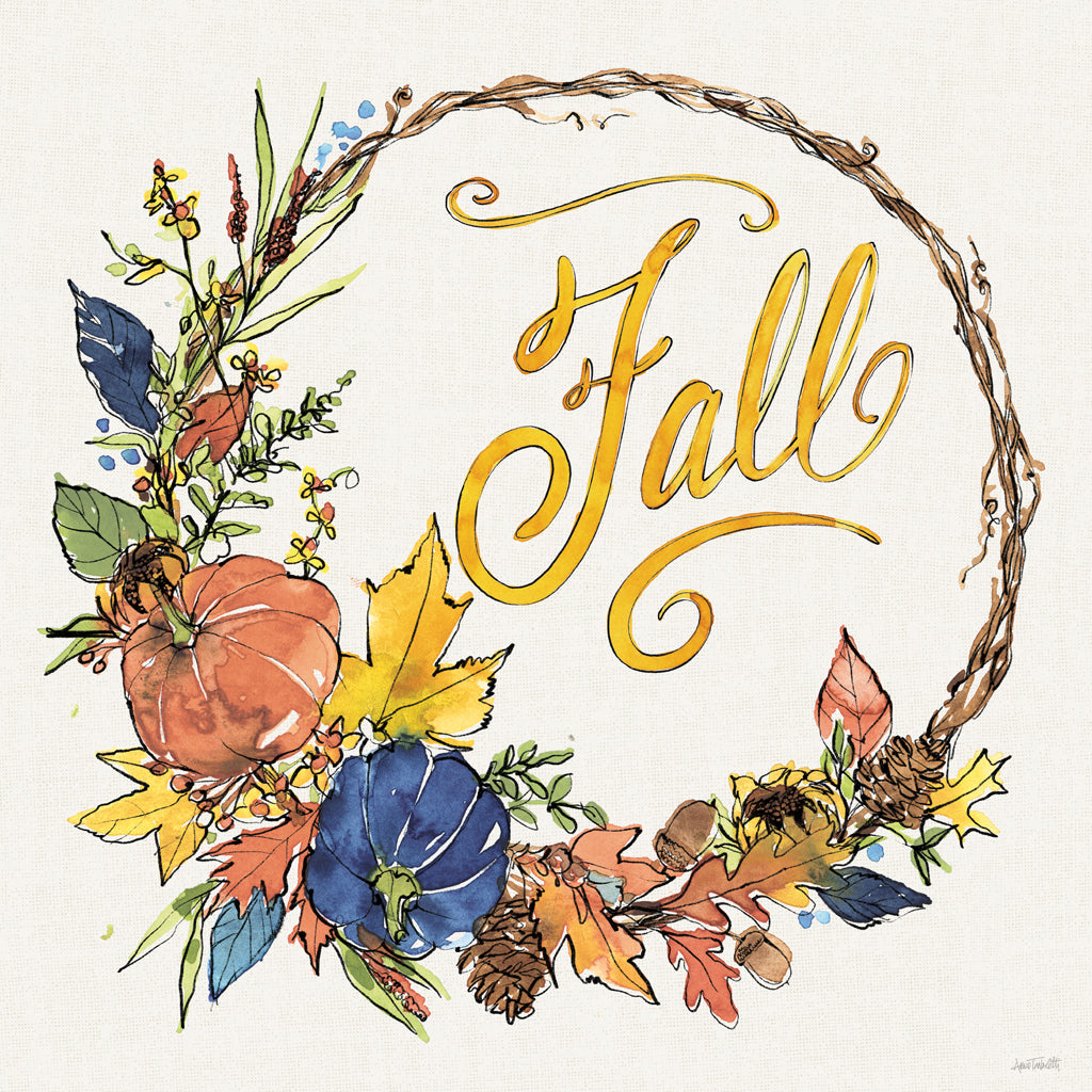 Reproduction of Fall Sweet Fall IV by Anne Tavoletti - Wall Decor Art