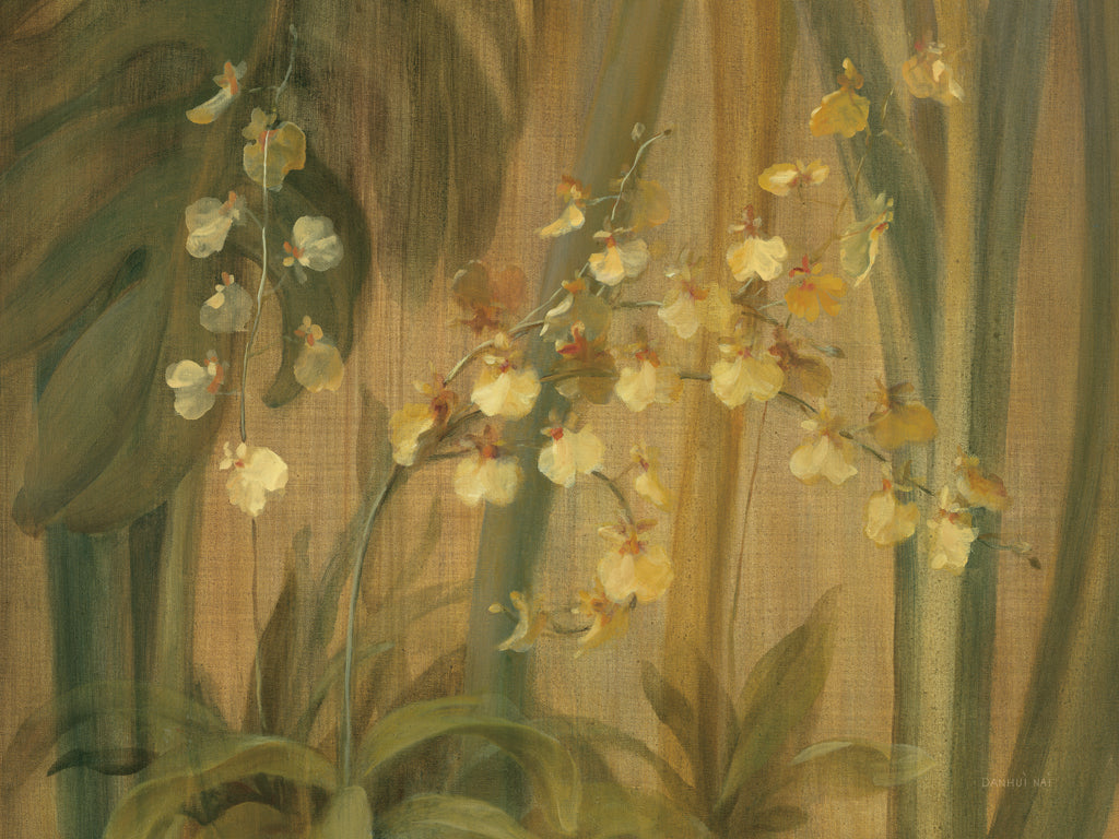 Reproduction of Yellow Orchids II by Danhui Nai - Wall Decor Art