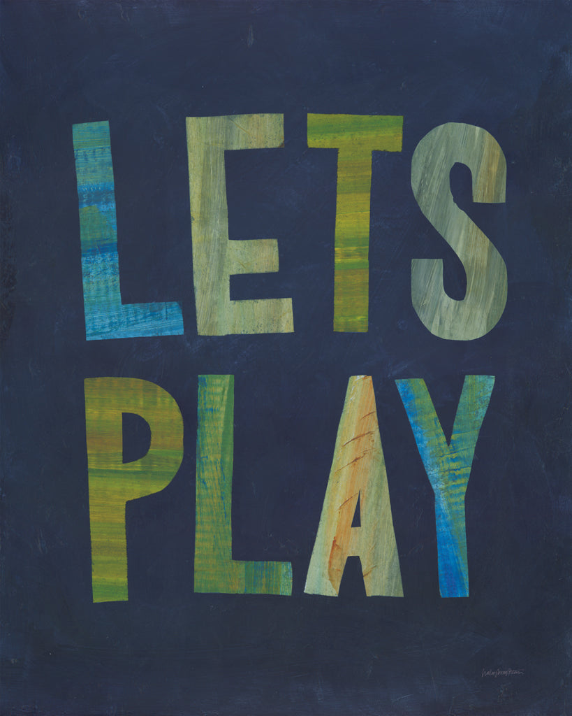 Reproduction of Lets Play by Haley Knighten - Wall Decor Art