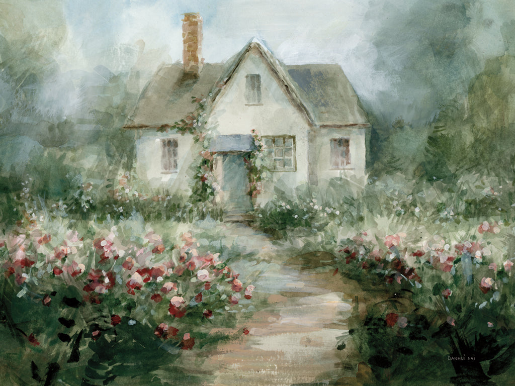 Reproduction of Cottage Garden I by Danhui Nai - Wall Decor Art