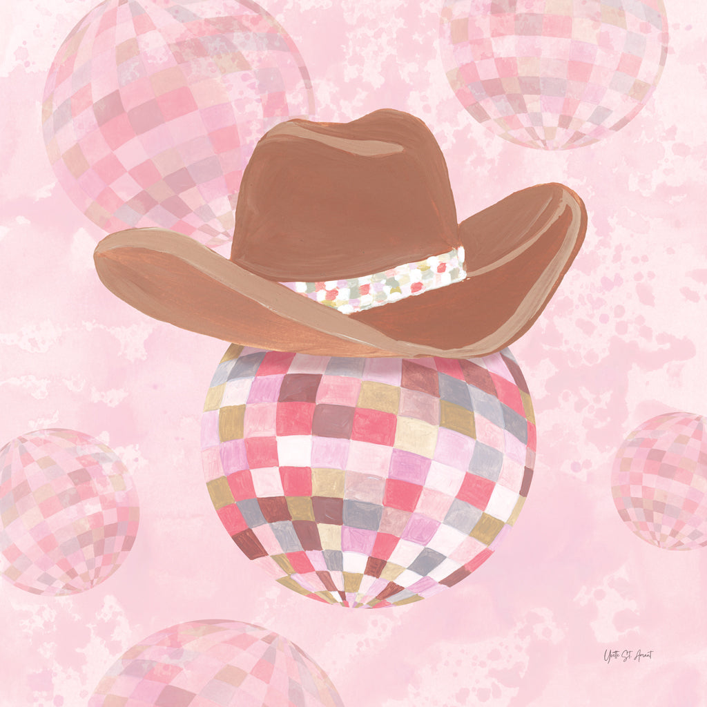 Reproduction of Disco Cowgirl II by Yvette St. Amant - Wall Decor Art