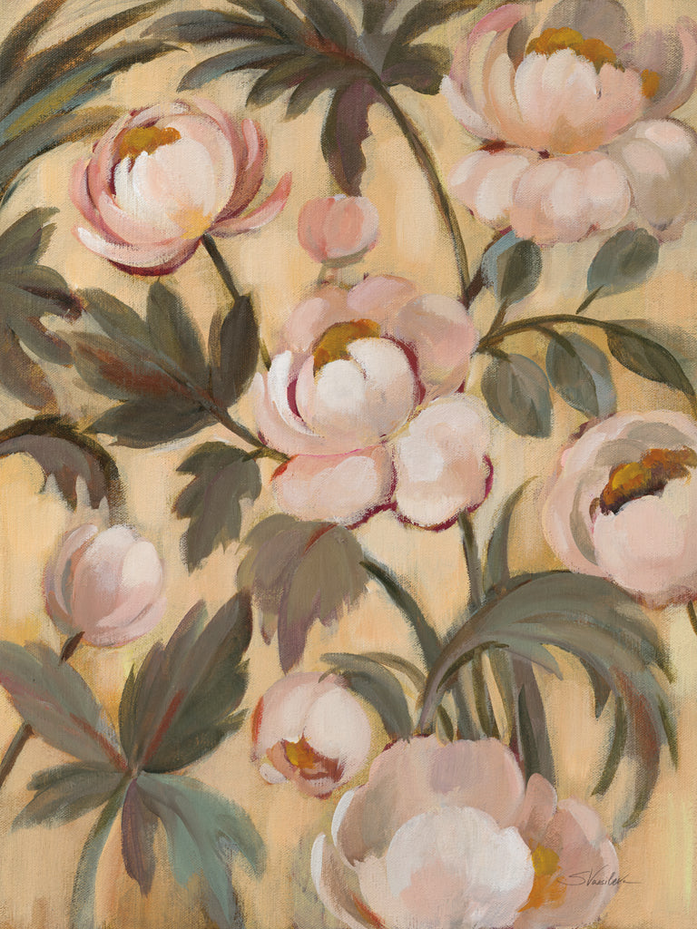 Reproduction of Garden Peonies II by Silvia Vassileva - Wall Decor Art