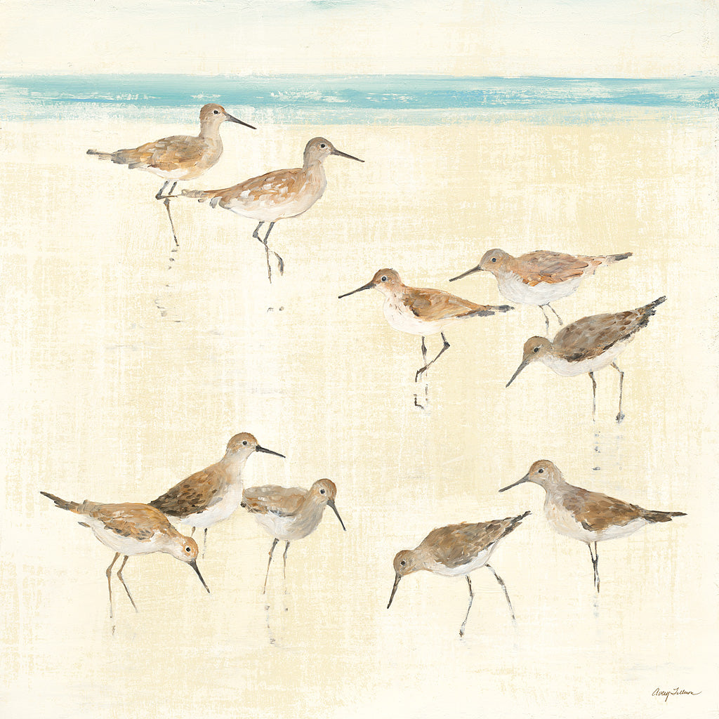 Reproduction of Sandpipers by Avery Tillmon - Wall Decor Art