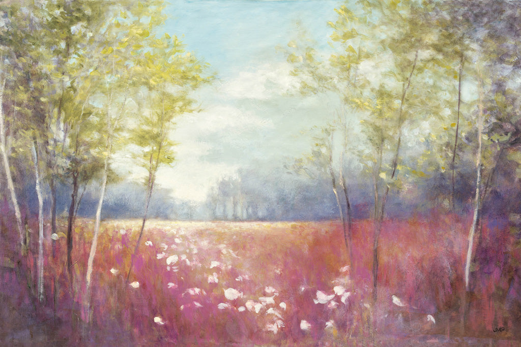 Reproduction of Purple Field Crop by Julia Purinton - Wall Decor Art