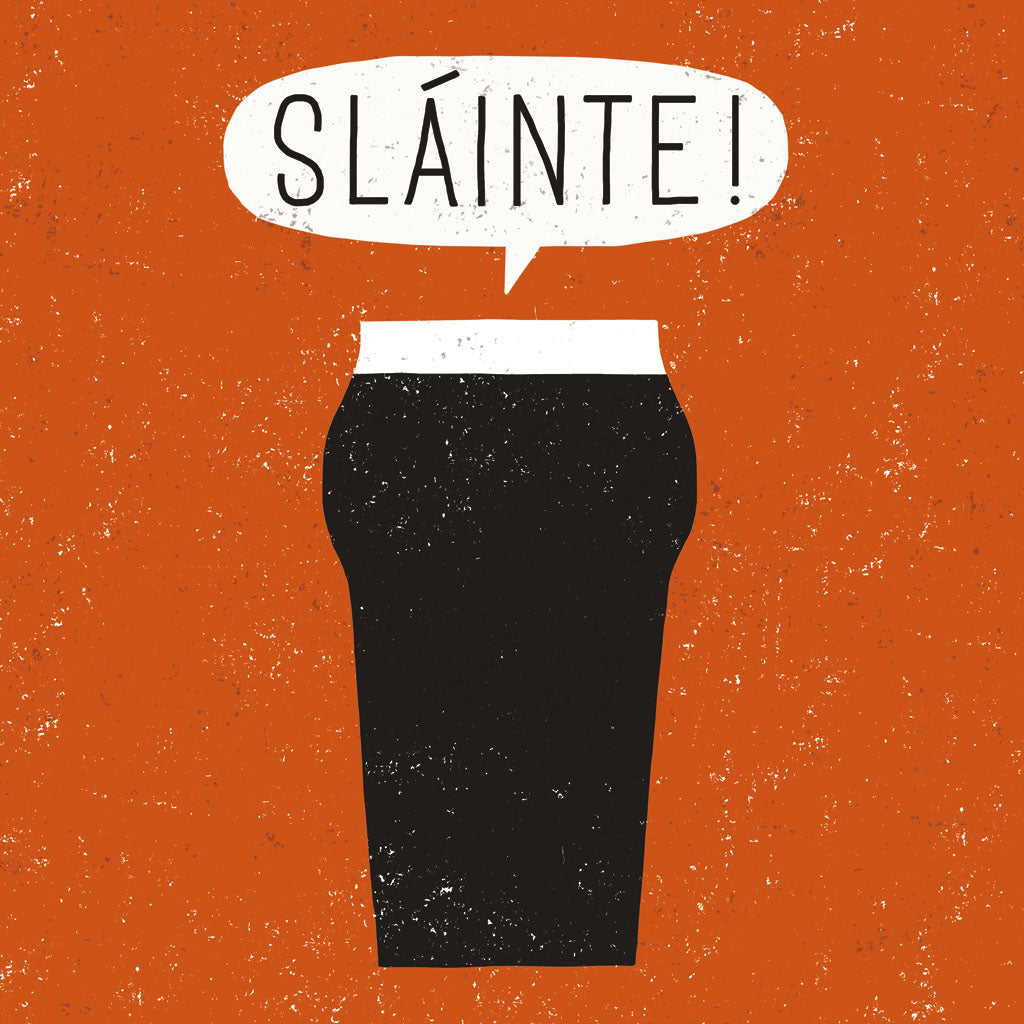 Reproduction of Craft Beer Slainte by Michael Mullan - Wall Decor Art