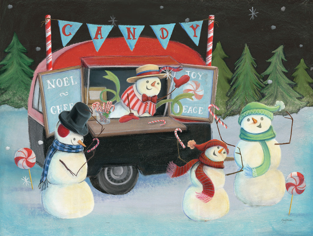 Reproduction of Christmas on Wheels I by Mary Urban - Wall Decor Art