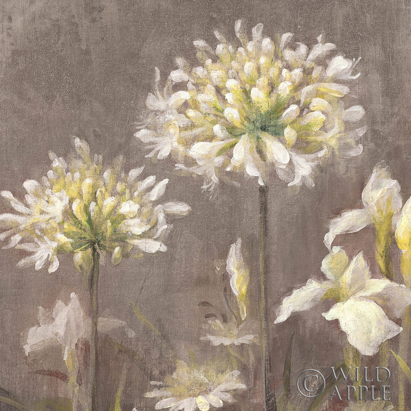 Reproduction of Spring Blossoms Neutral III by Danhui Nai - Wall Decor Art