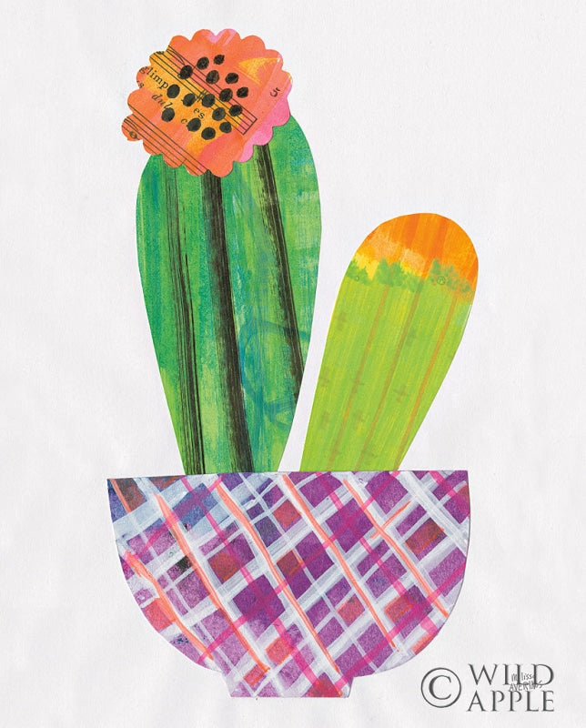 Reproduction of Collage Cactus II by Melissa Averinos - Wall Decor Art