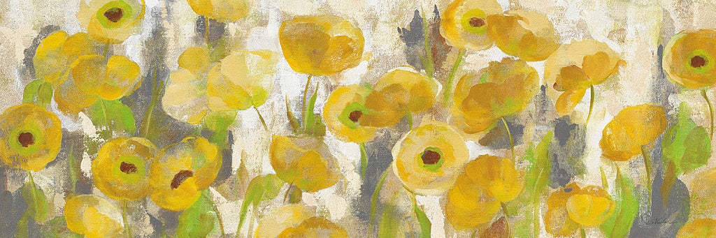 Reproduction of Floating Yellow Flowers I by Silvia Vassileva - Wall Decor Art