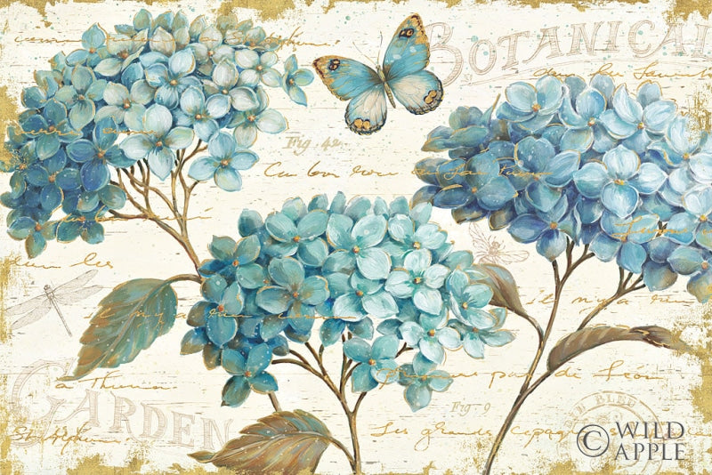 Reproduction of Blue Garden I by Daphne Brissonnet - Wall Decor Art