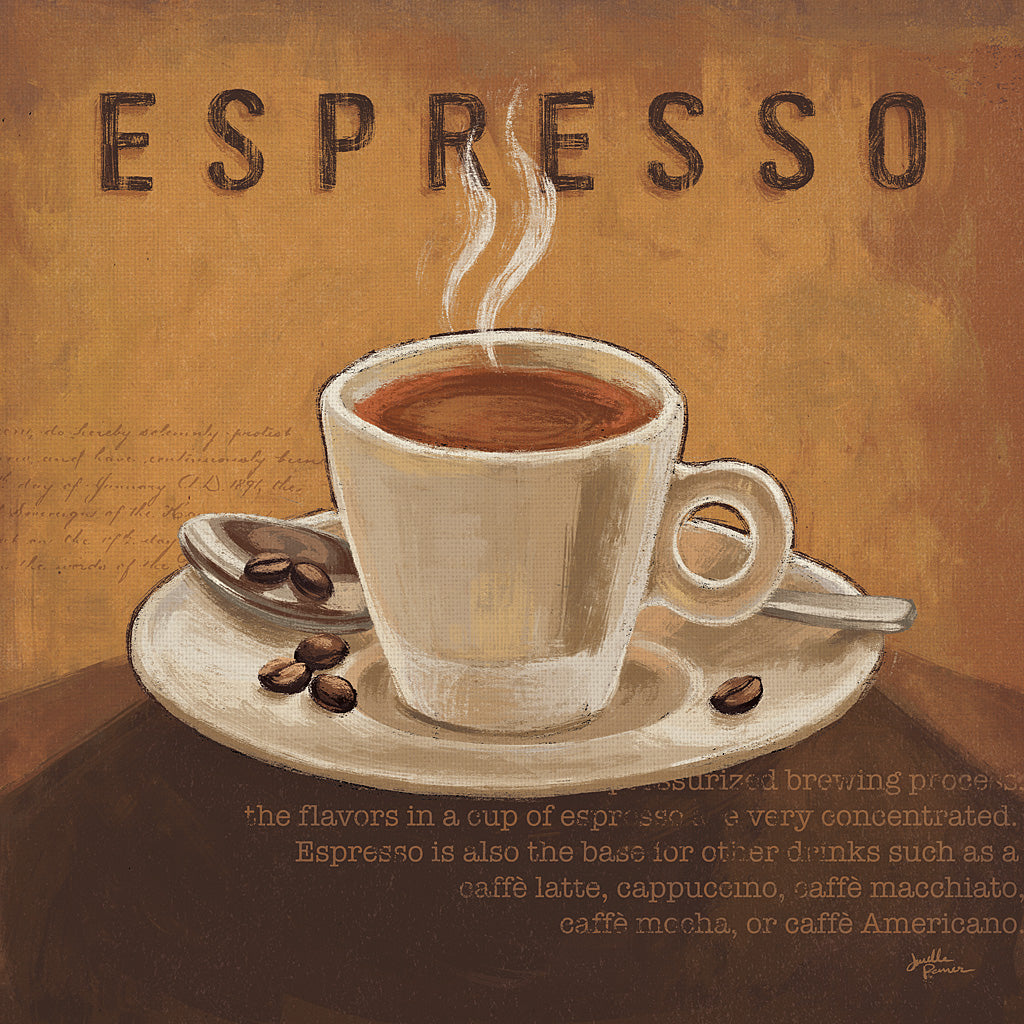 Reproduction of Coffee and Co III by Janelle Penner - Wall Decor Art